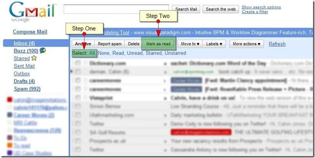Organise your inbox