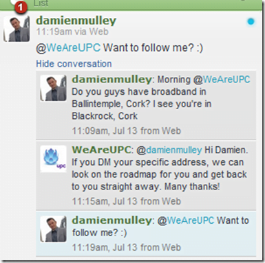Always follow people before asking them to DM you on Twitter